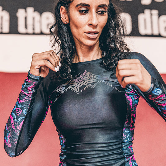 Women's Long Sleeve Splicing Rashguard