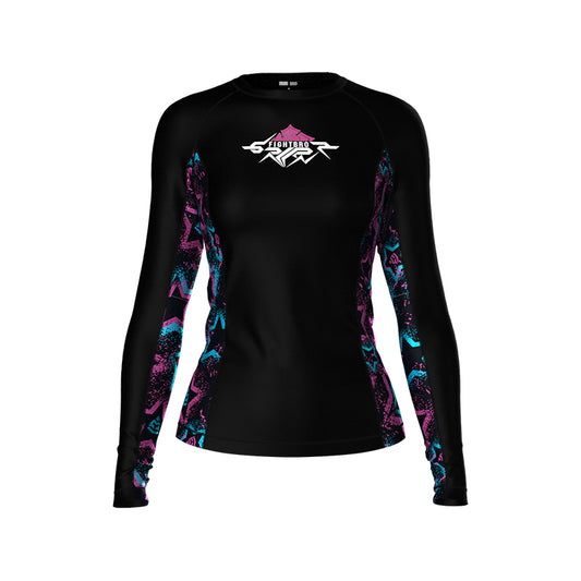 Women's Long Sleeve Splicing Rashguard