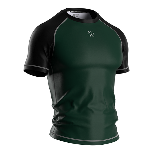 SilkTec Short Sleeve Rashguard - Green