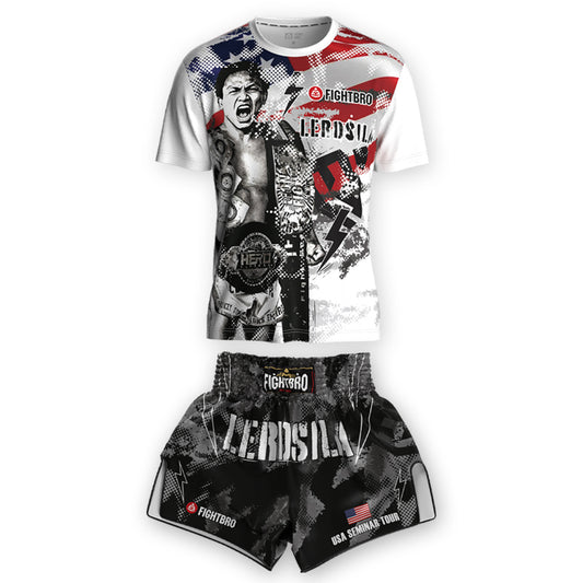 Training T-Shirt/Muay Thai Shorts - 2026 Lerdsila Tour Edition
