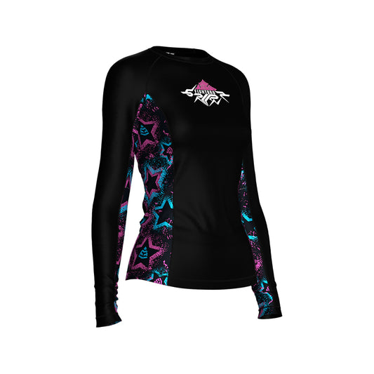 Women's Long Sleeve Splicing Rashguard