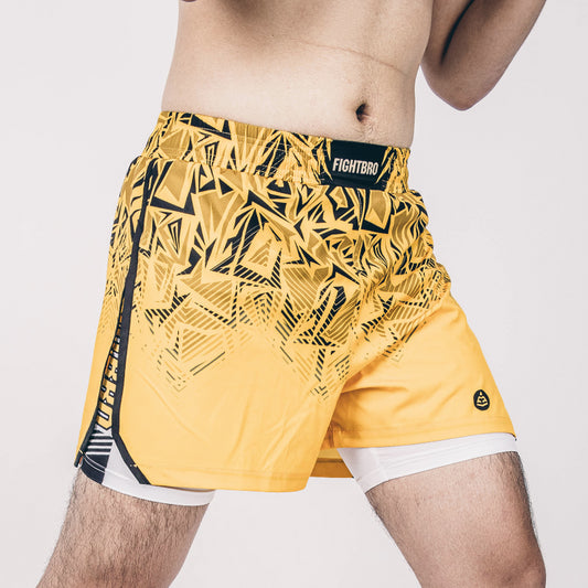 Lined Gladiator Fight Shorts
