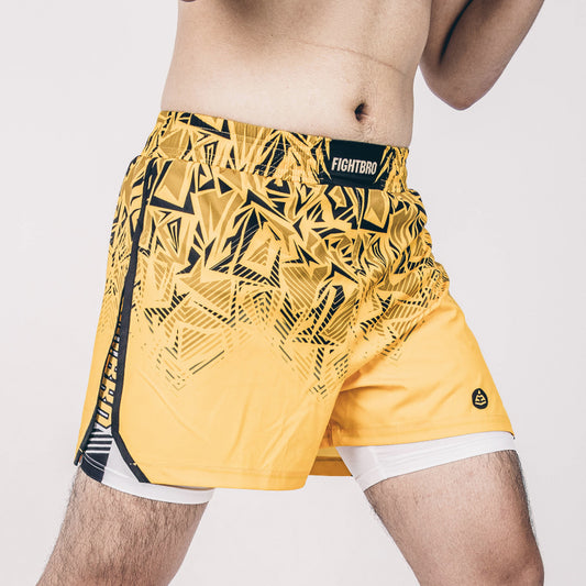 Lined Gladiator Fight Shorts