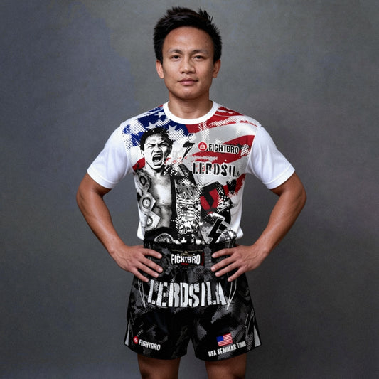 Training T-Shirt/Muay Thai Shorts - 2026 Lerdsila Tour Edition