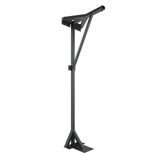 Ground-and-wall-fixed Single Bag Support