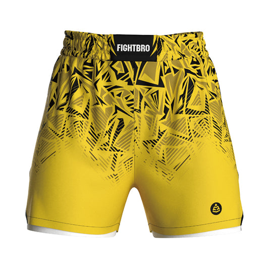 Lined Gladiator Fight Shorts