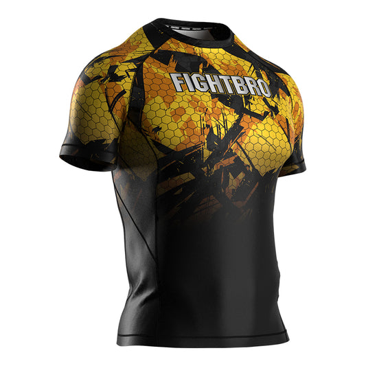 Splicing Short Sleeve Rashguard