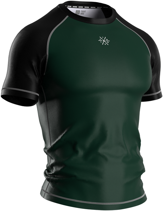 SilkTec Short Sleeve Rashguard - Green