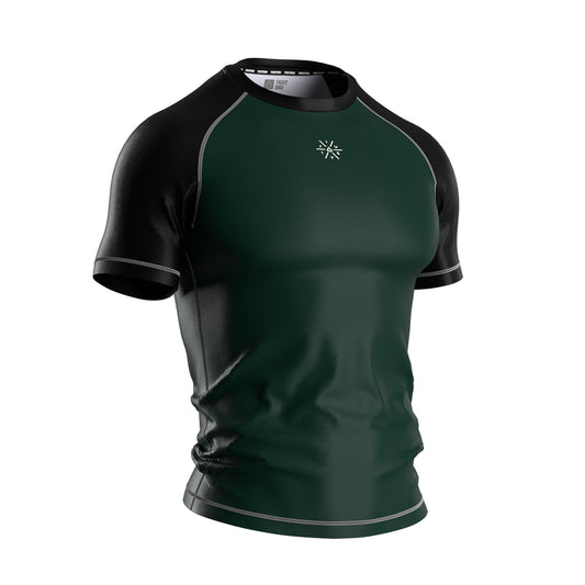 SilkTec Short Sleeve Rashguard - Green