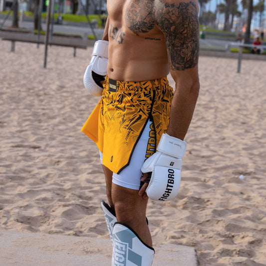 Lined Gladiator Fight Shorts