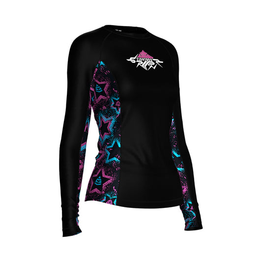 Women's Long Sleeve Splicing Rashguard