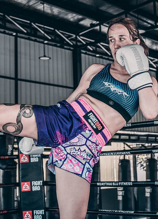 Purple Pop Muay Thai Shorts