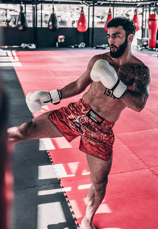 Singha Muay Thai Shorts - Red